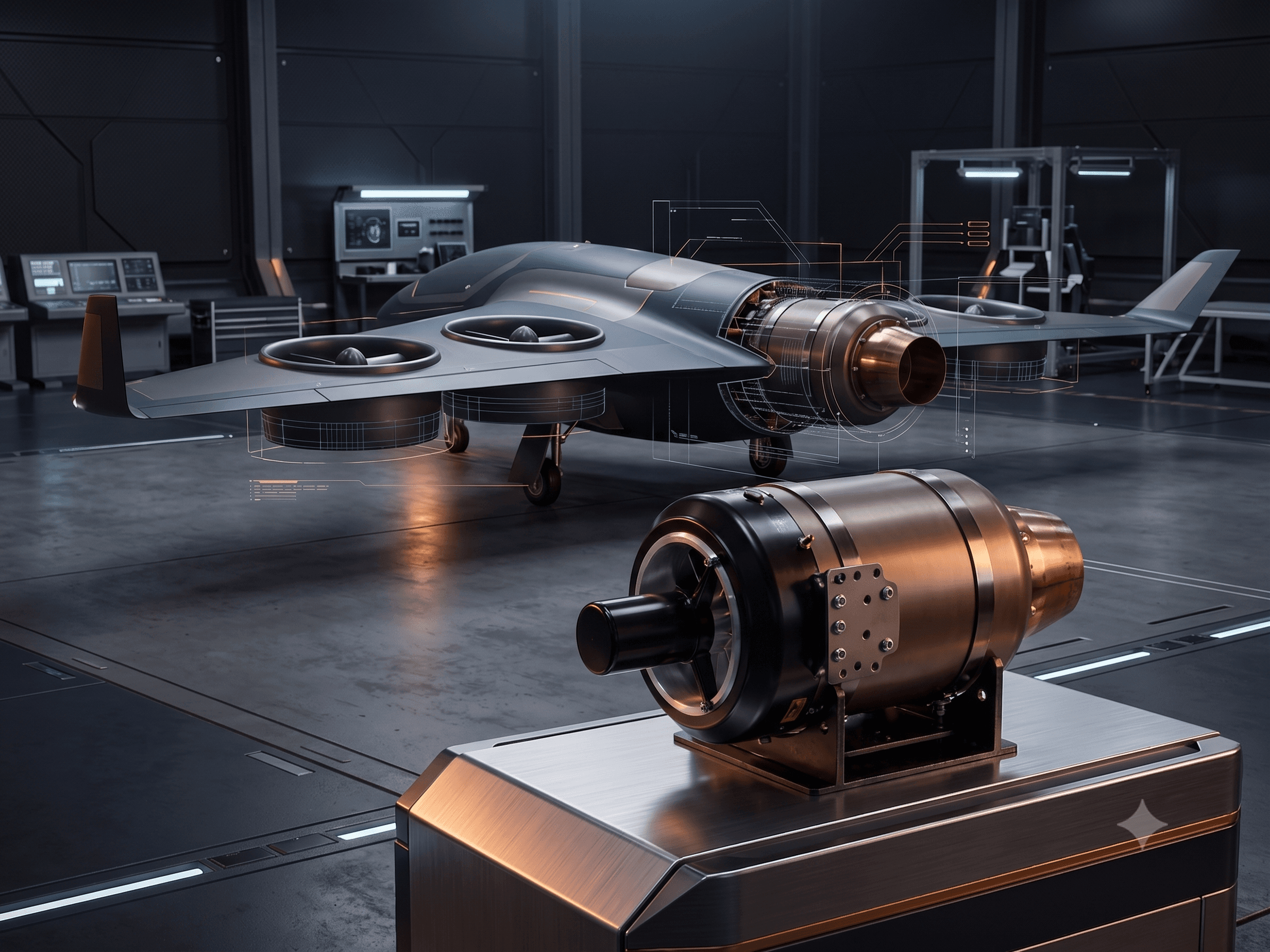 Motor turbojet compacto